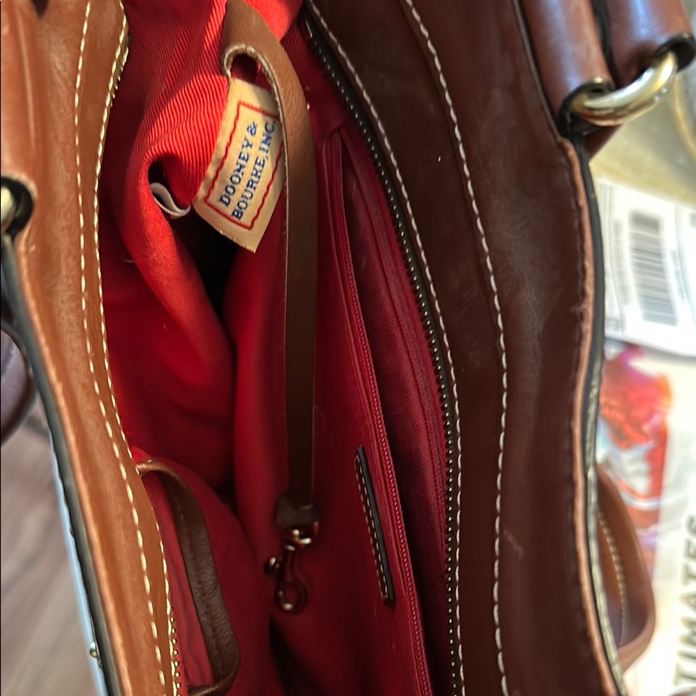 Dooney & Bourke Brown and Tan Tote Bag - Picture 5 of 10